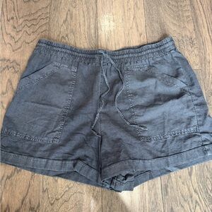 Universal Thread Linen Blend Pull-On Shorts – Navy – Women’s XL